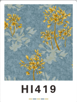 Premium Floral Damask Wallpaper – Elegant Charcoal & Gold Botanical Pattern (Non-Woven, Textured)