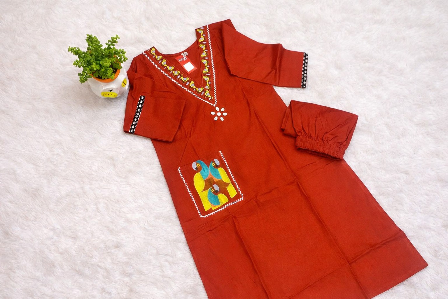  Khadi Cotton Kurti set