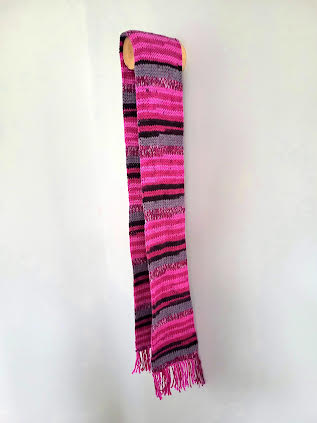 Ilgas raštuotas šalikas