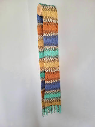 Raštuotas ilgas šalikas