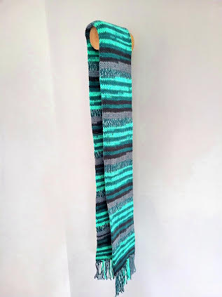 Ilgas raštuotas šalikas