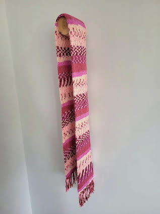 Raštuotas ilgas šalikas