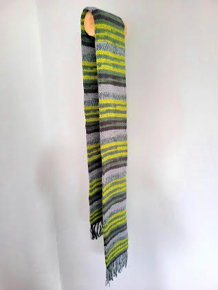 Raštuotas ilgas šalikas