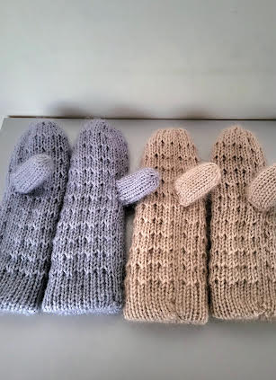 Šiltos kumštinės pirštinės