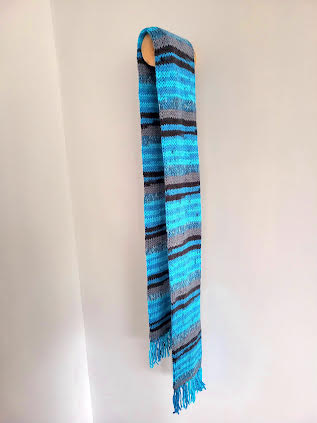 Raštuotas ilgas šalikas