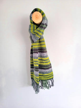 Raštuotas ilgas šalikas