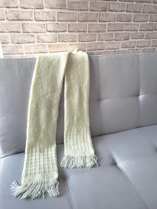 Ilgas, storas šalikas