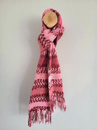 Raštuotas ilgas šalikas