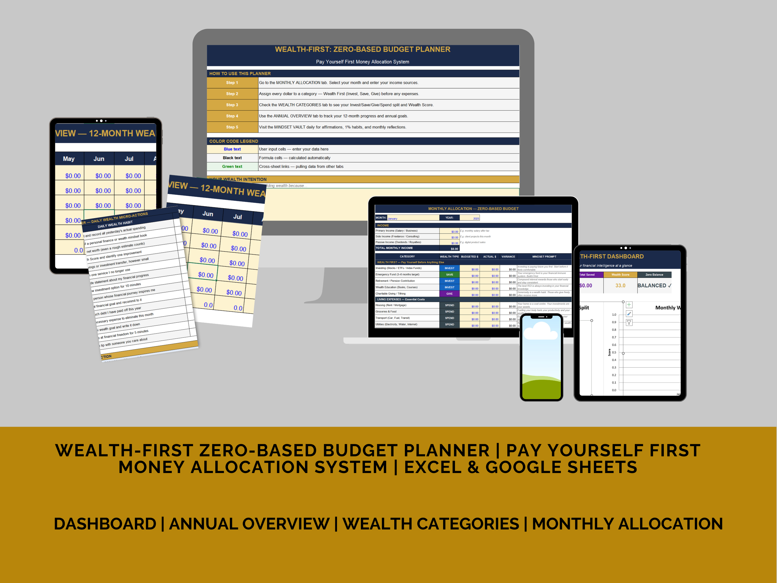 WEALTH-FIRST: ZERO-BASED BUDGET PLANNER