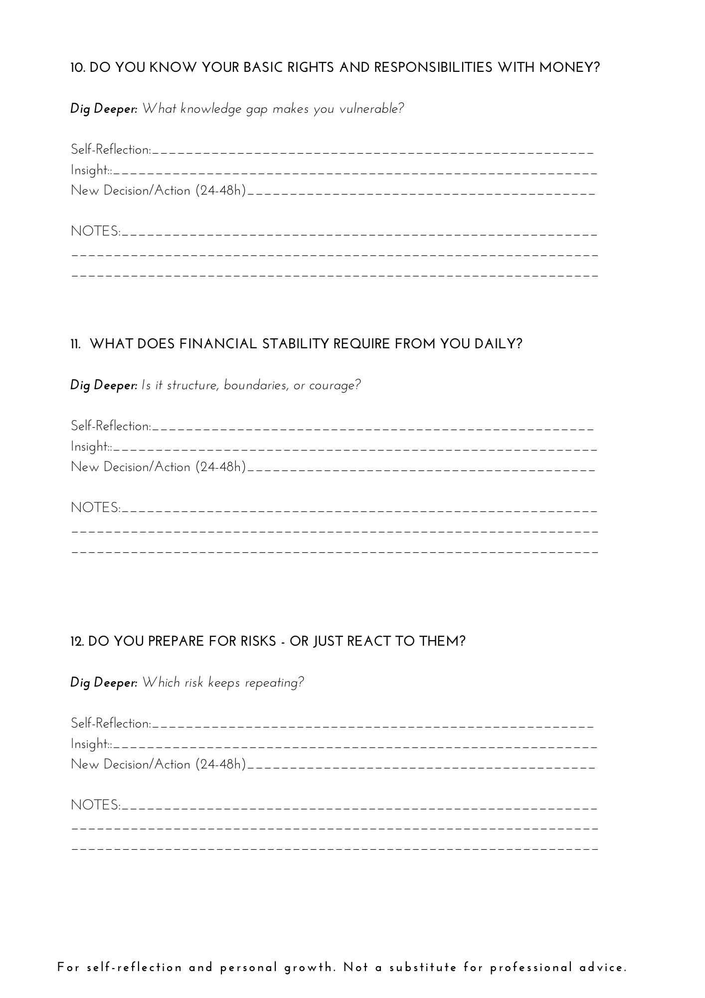 WEALTH BUILDER’S FINANCIAL THERAPY QUESTIONS (125 Prompts)