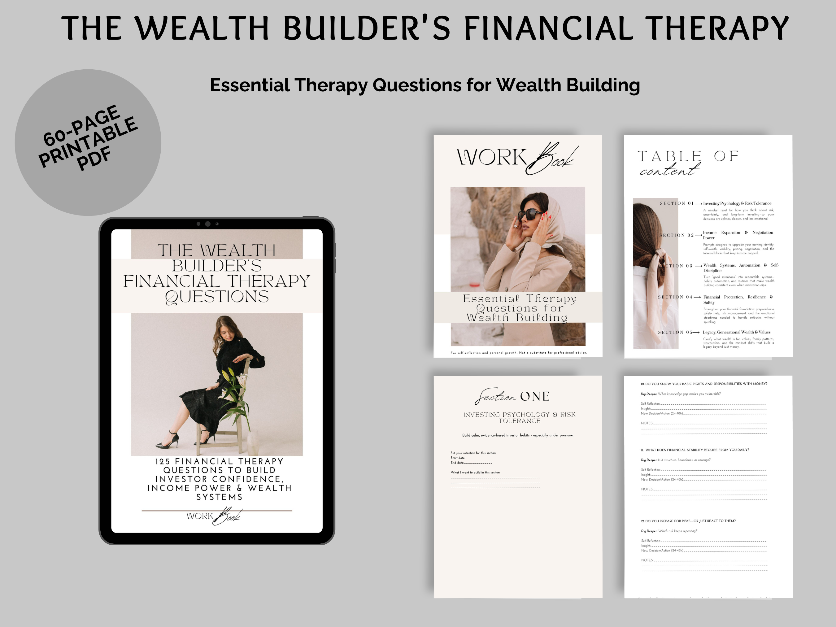 WEALTH BUILDER’S FINANCIAL THERAPY QUESTIONS (125 Prompts)