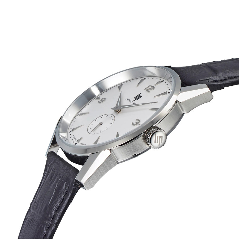 Montre LIP Himalaya 40 mm Quartz - Cadran Argenté & Cuir Marron (671240)