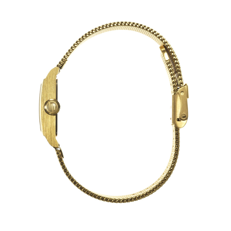 Montre LIP Churchill C18 Dorée - Bracelet Mailles Milanaises (671947)