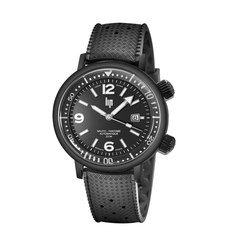 Montre LIP Nautic-Fantôme Automatique 41 mm - Full Black Mat (671860)