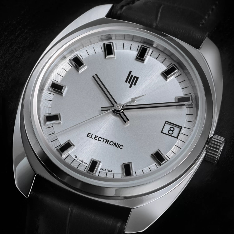 Montre LIP Général de Gaulle 35 mm - Acier & Cadran Argenté (671877)