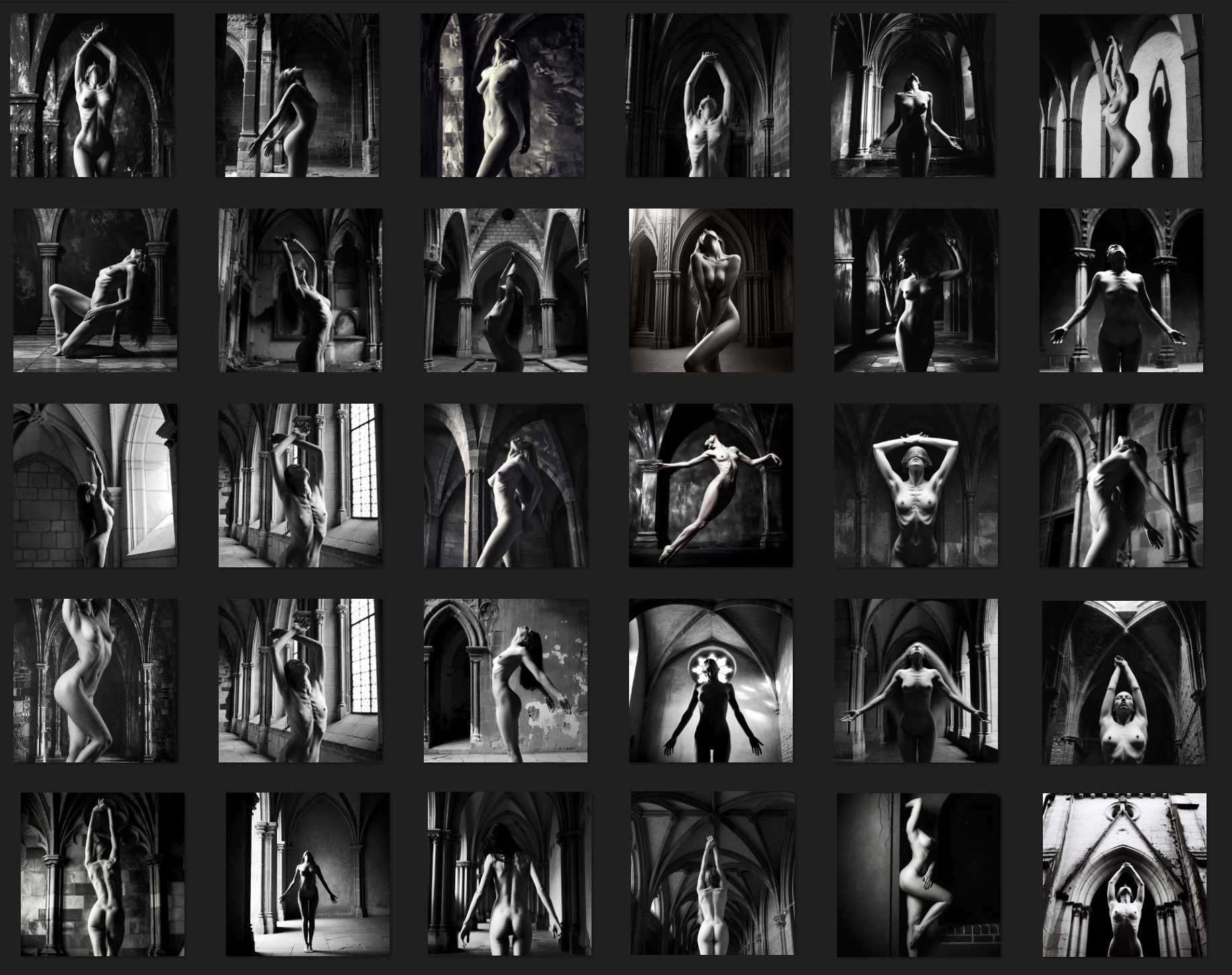 Gothic Nudes Vol. 1 | 30 Dark Art Prints