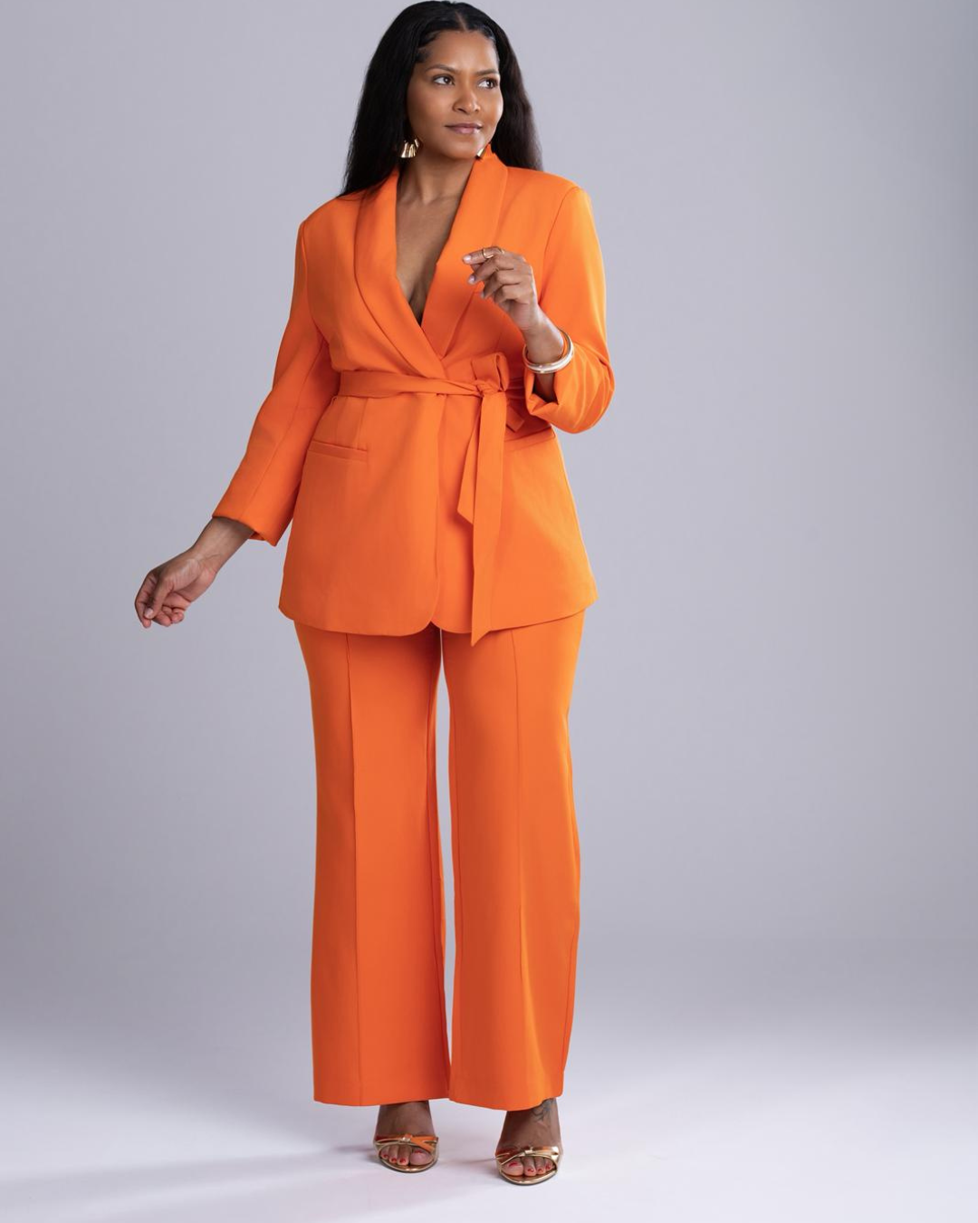 Fato Feminino Elegante (Blazer + Calça)