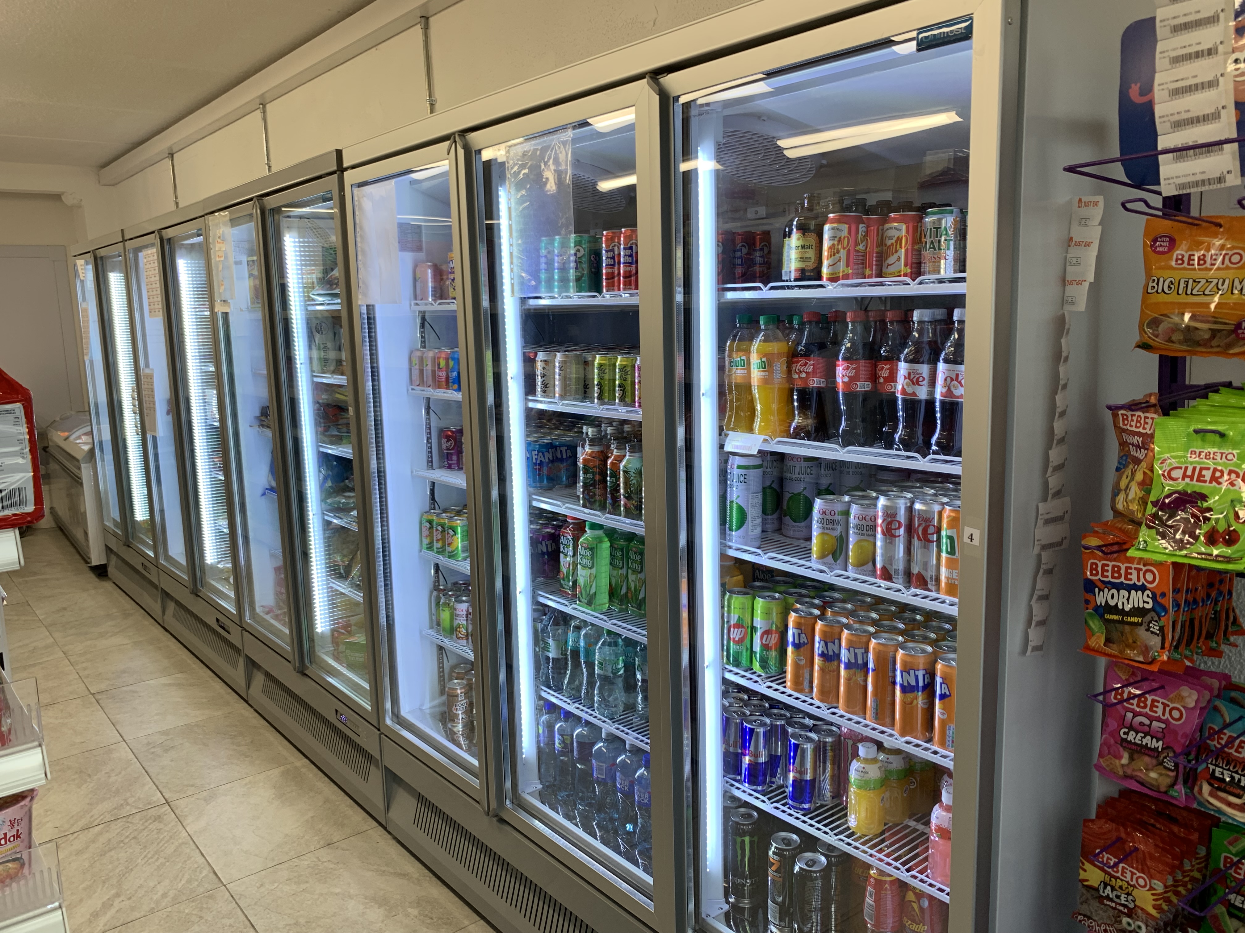 Beverage Fridge Display