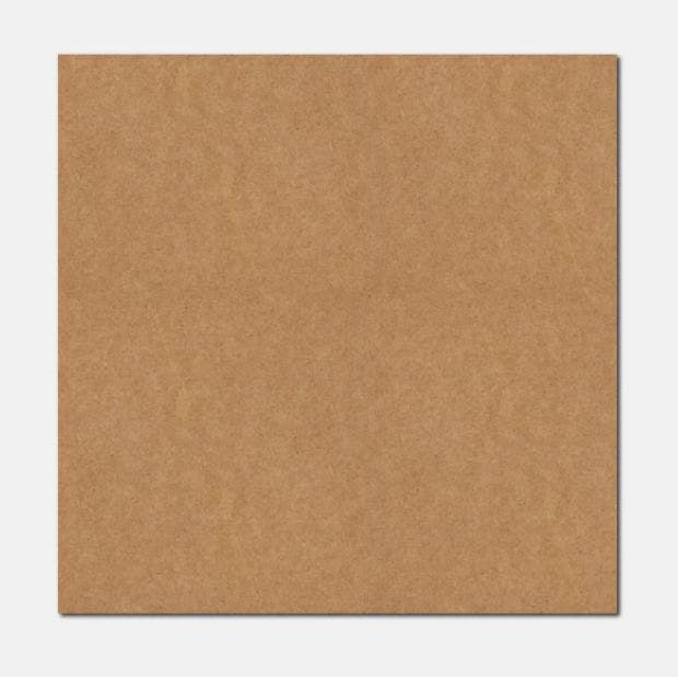 Plain Square Base Cutout MDF Design