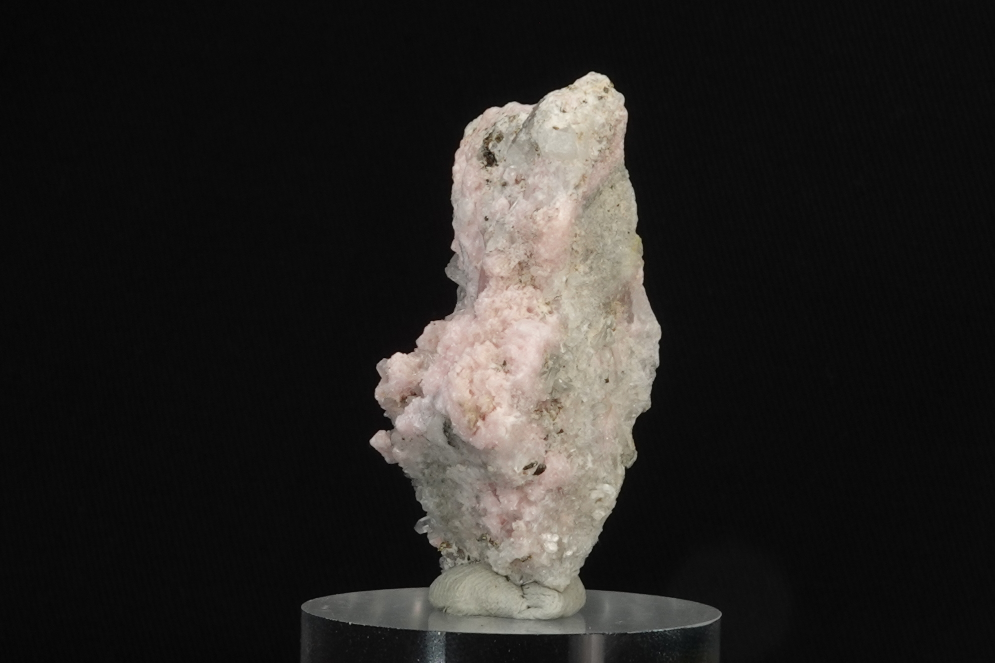 Rhodochrosite, Chalcopyrite & Quartz - Mine de Davidkovo, Bulgarie - 161 ct