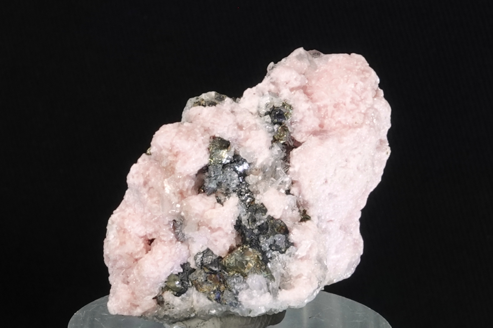 Rhodochrosite, Chalcopyrite, Quartz & Sphalérite - Bulgarie – 114.5 ct