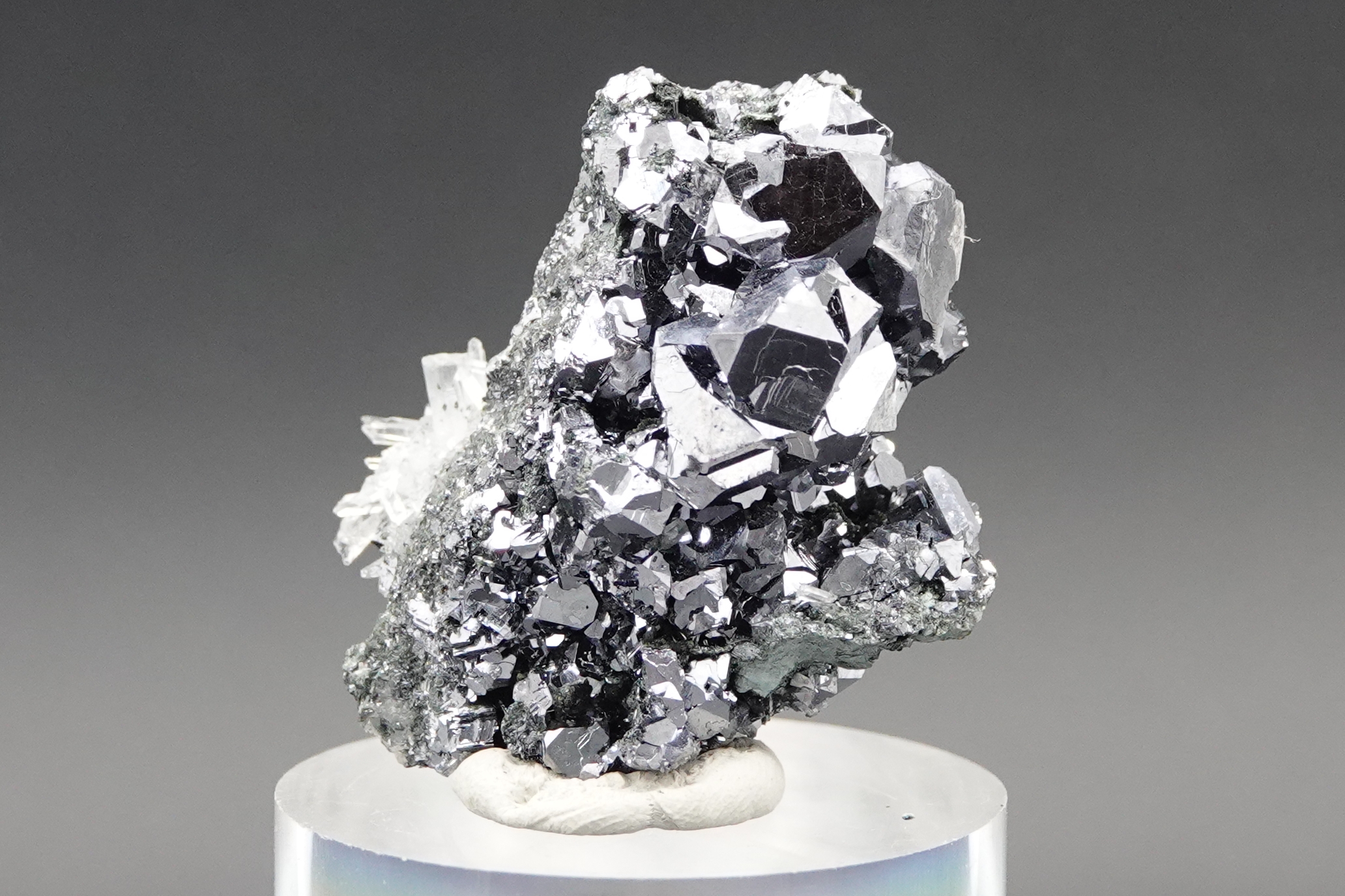 Galène miroir et Quartz - Mine de Krushev, Madan, Bulgarie - 251,5 ct