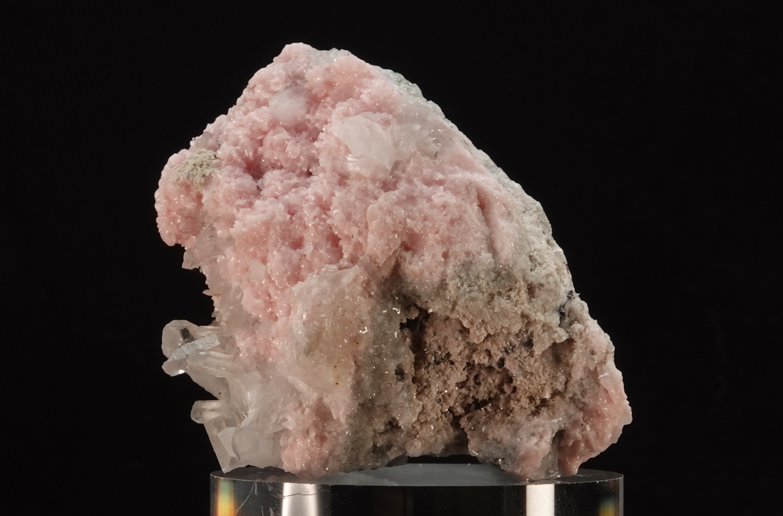 Rhodochrosite & Calcite avec inclusion de Chalcopyrite - Bulgarie - 271 ct   