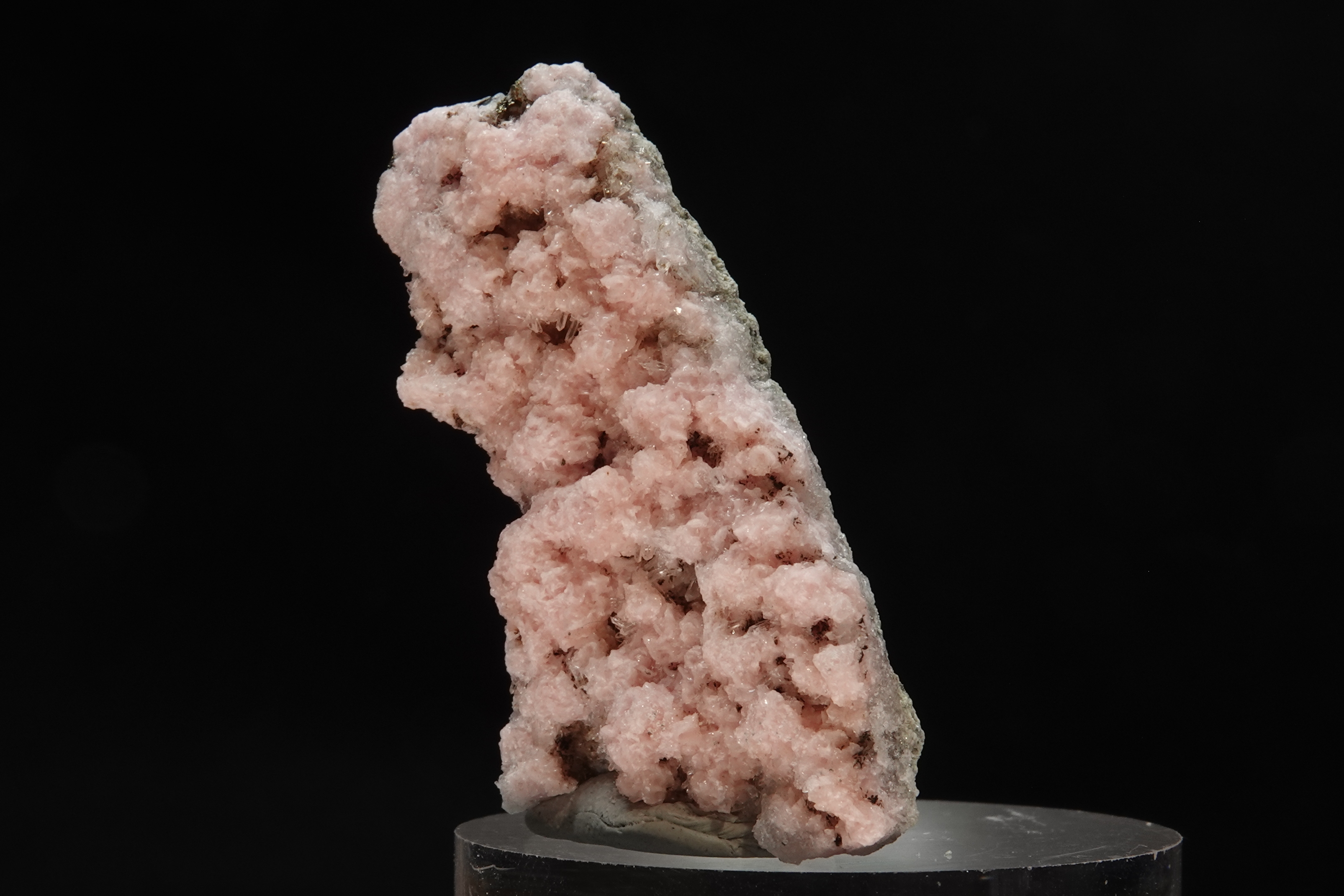Rhodochrosite, Quartz & Chalcopyrite - Bulgarie