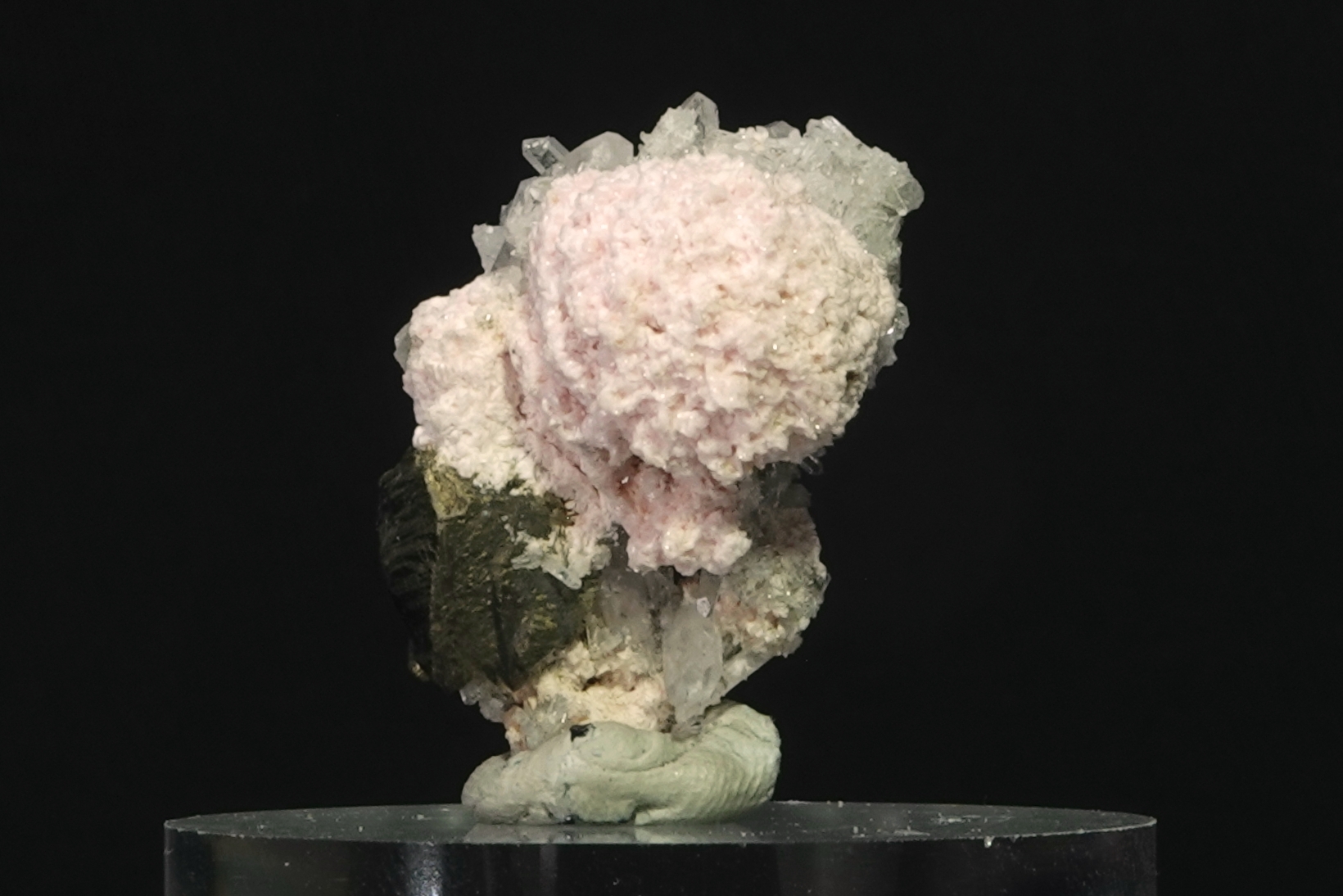  Rhodochrosite, Quartz, Pyrite - Mine de Davidkovo, Bulgarie - 43 ct