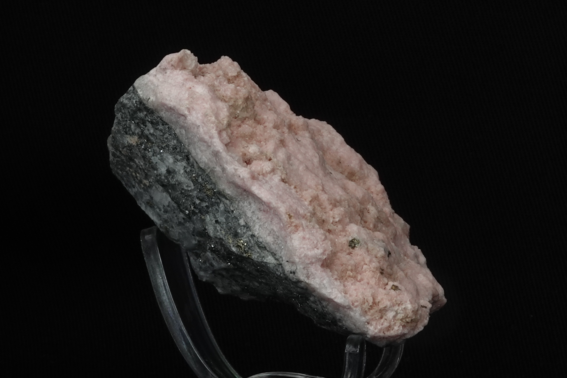 Rhodochrosite & Chalcopyrite - Mine de Davidkovo, Bulgarie - 772 ct
