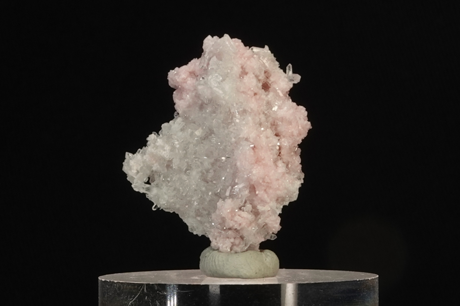 Rhodochrosite & Quartz - Biface - Mine de Davidkovo, Bulgarie - 53.5 ct