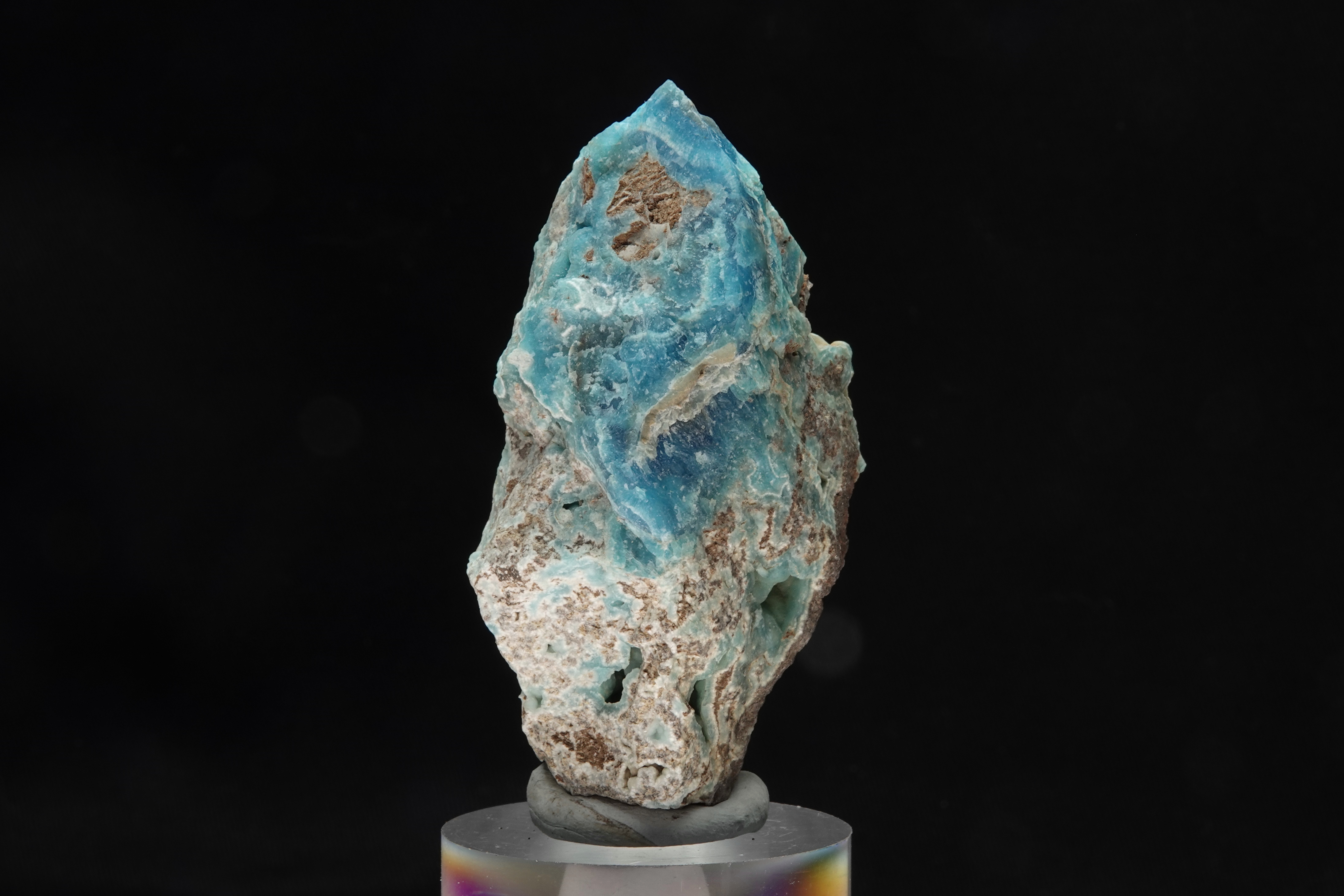 Hémimorphite bleue massive - Mine de Sa Duchessa, Sardaigne, Italie - 519 ct