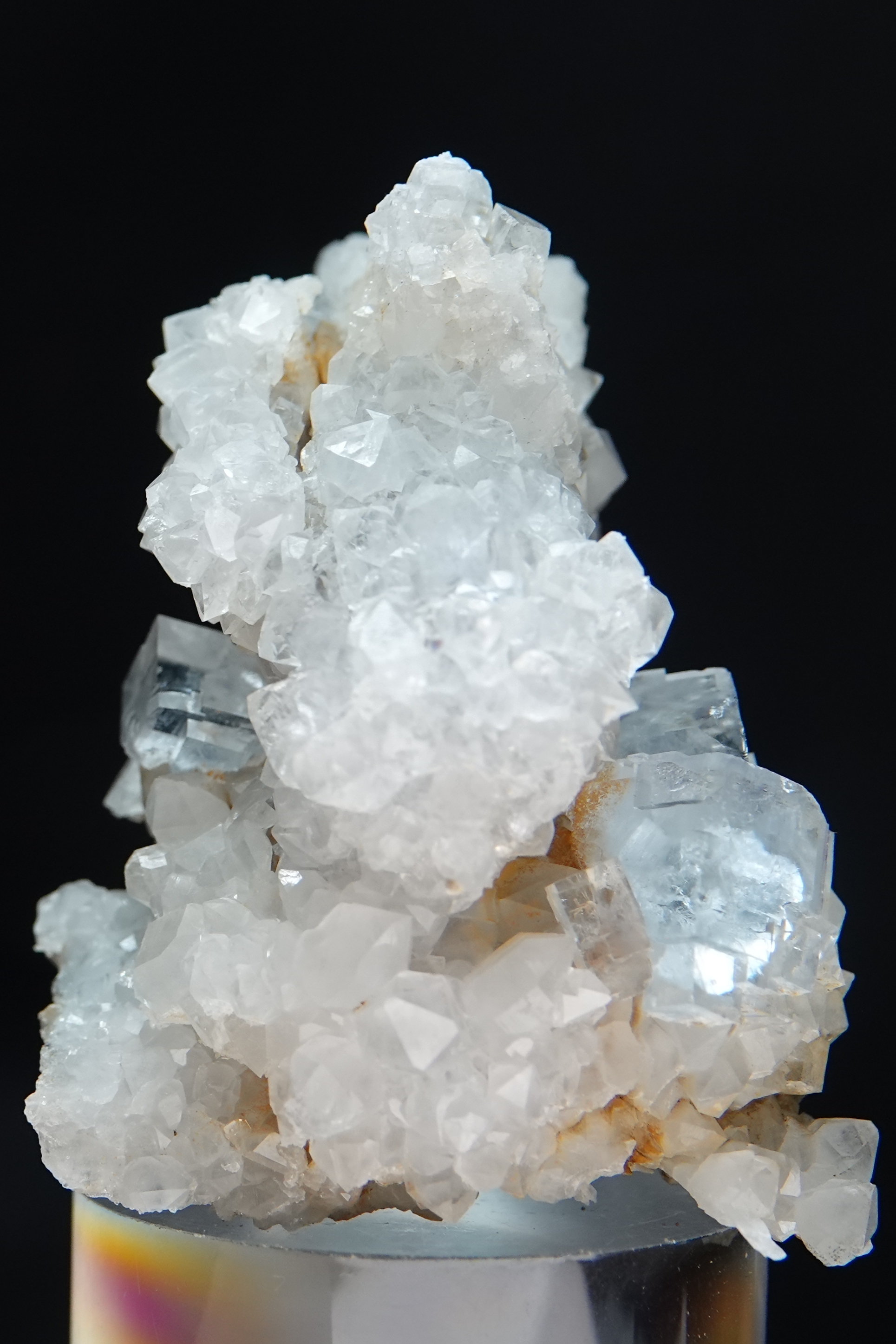 Fluorite sur Quartz - Berbès, Ribadesella, Asturies, Espagne - 85,1 g