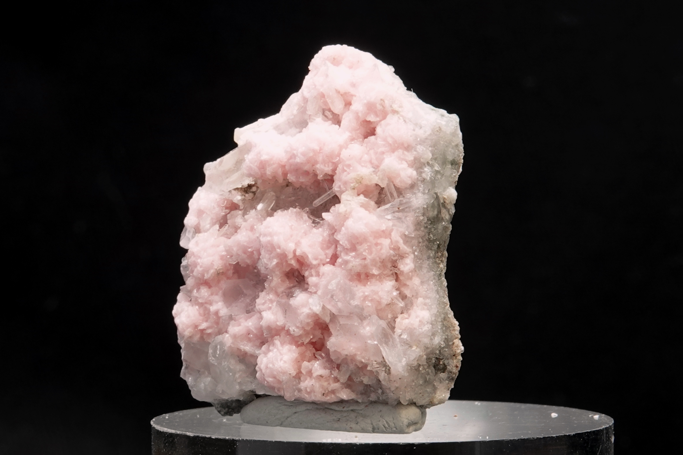 Rhodochrosite & Quartz - Bulgarie