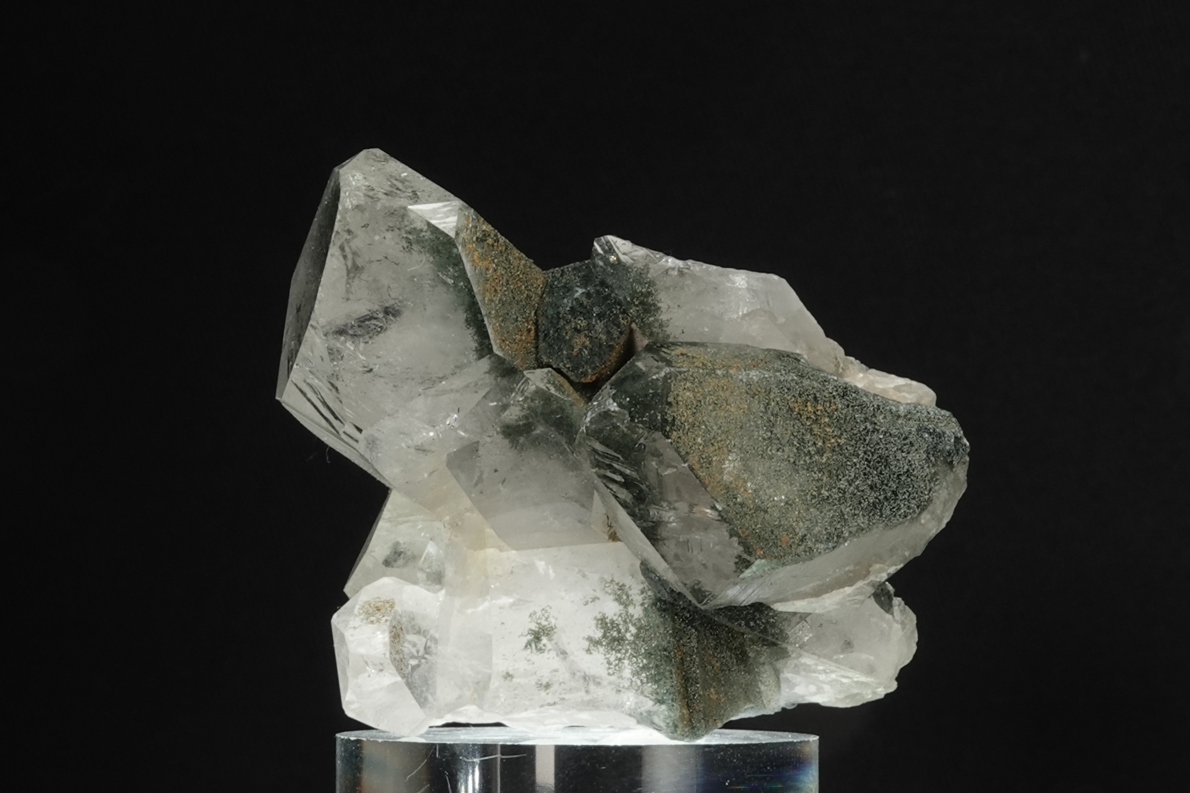 Quartz à fantôme chlorite - Oisans, Isère  553,5 ct