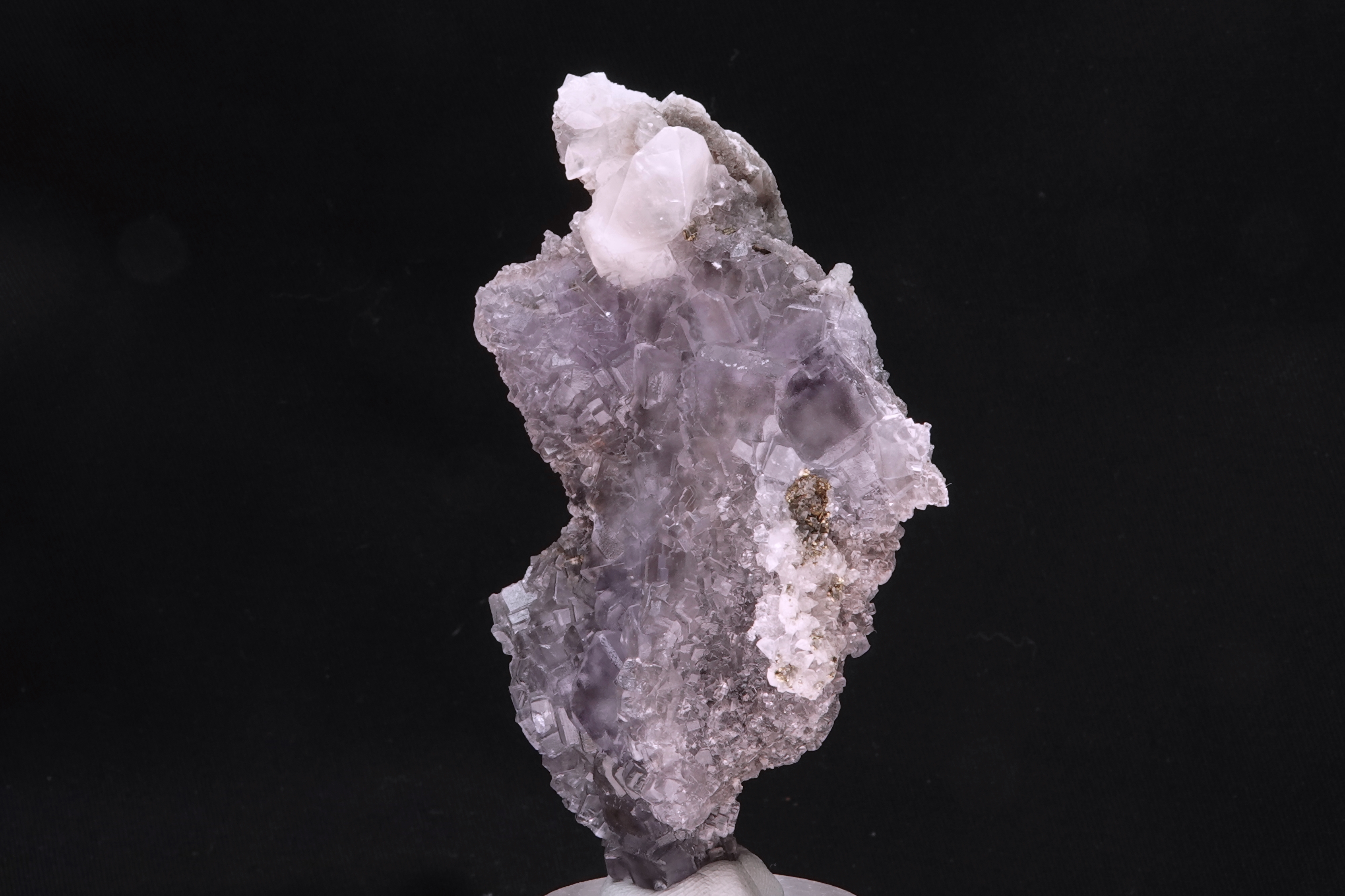 Fluorite, Calcite, Pyrite - Berbès, Ribadesella, Asturies, Espagne - 781 ct