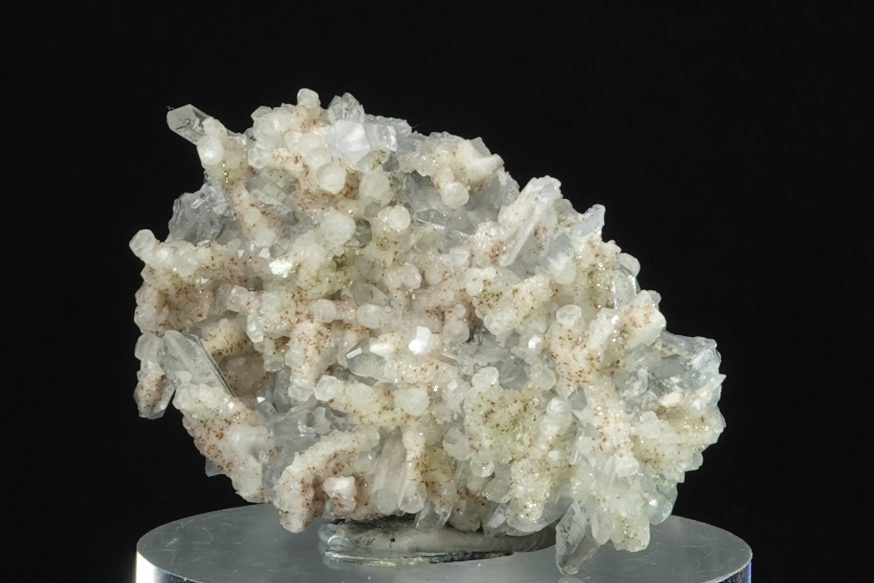 Quartz, Calcite, Chalcopyrite & Sphalérite - Mine de Krushev, Bulgarie - 95 ct