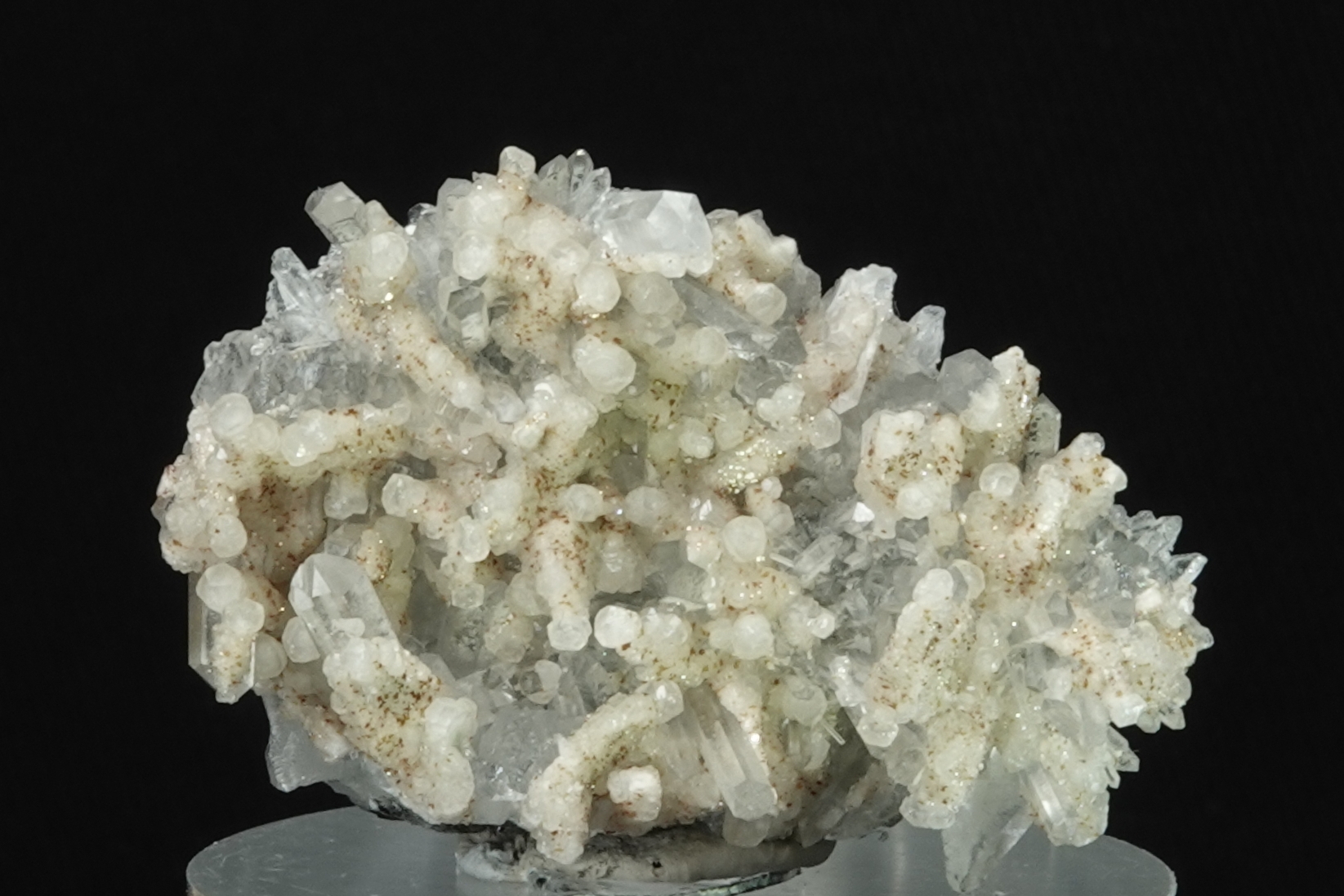 Quartz, Calcite, Chalcopyrite & Sphalérite - Mine de Krushev, Bulgarie - 95 ct