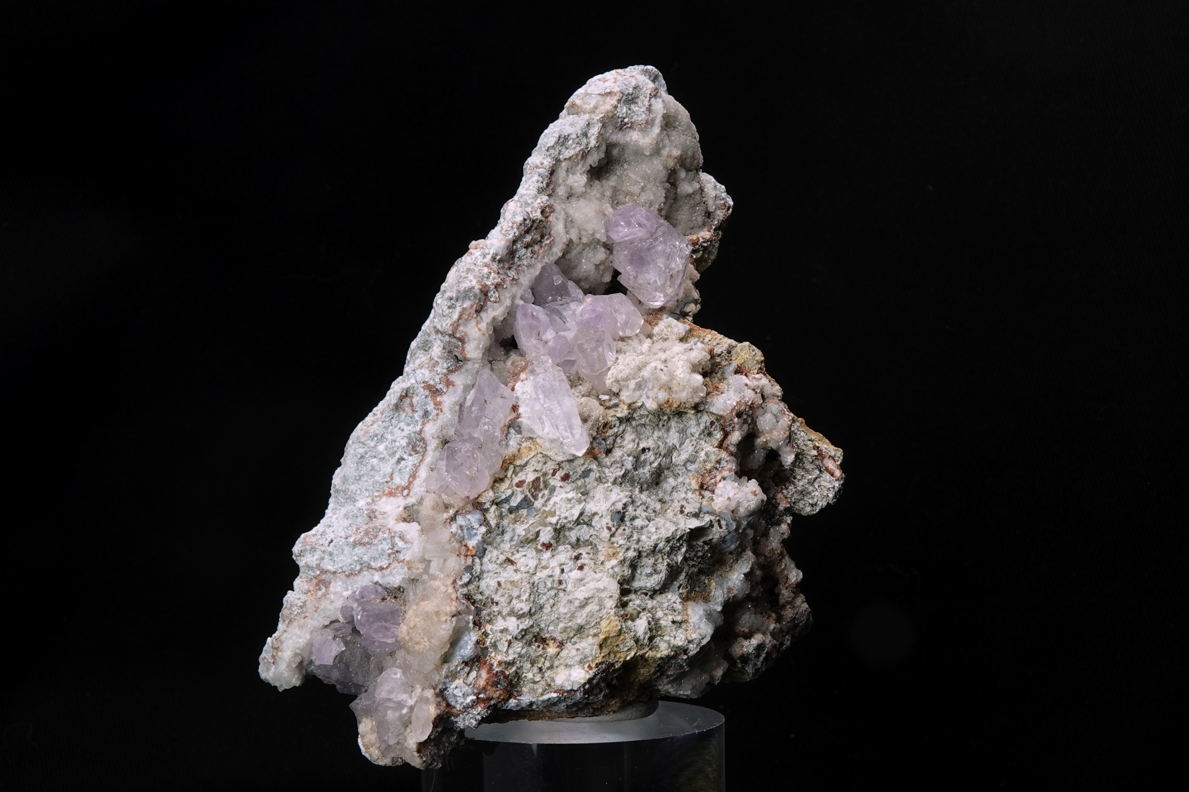 Améthyste sur gangue - Osilo, Sassari, Sardaigne, Italie - 1150 ct