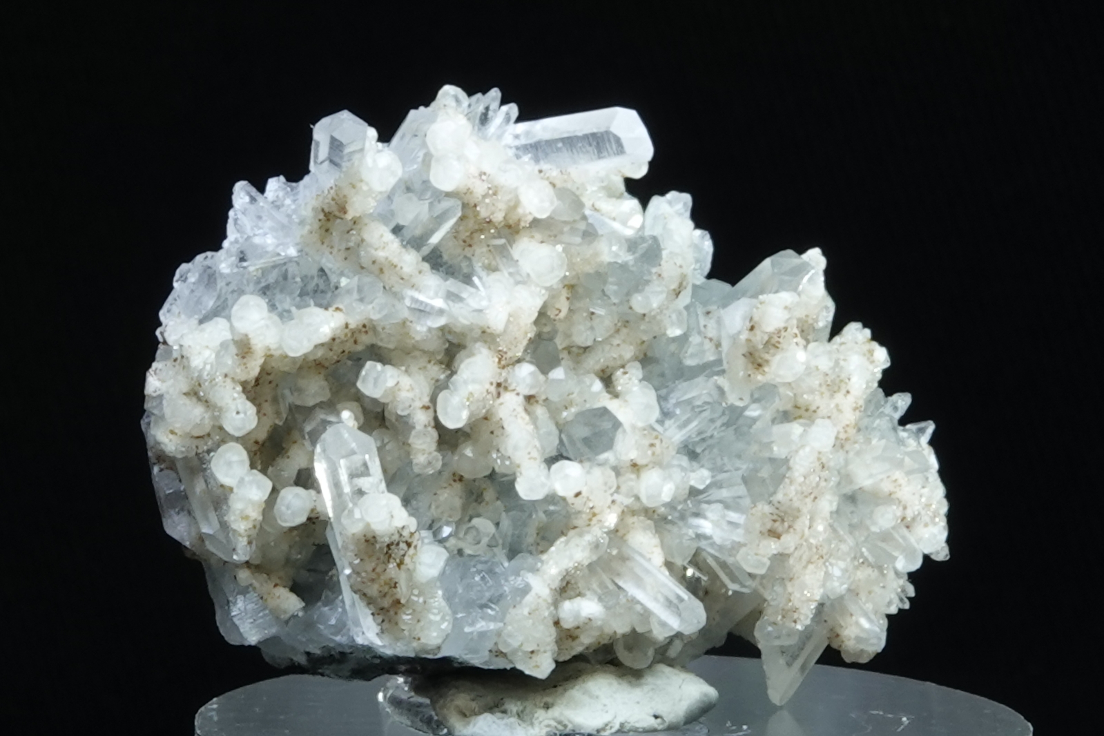 Quartz, Calcite, Chalcopyrite & Sphalérite - Mine de Krushev, Bulgarie - 95 ct