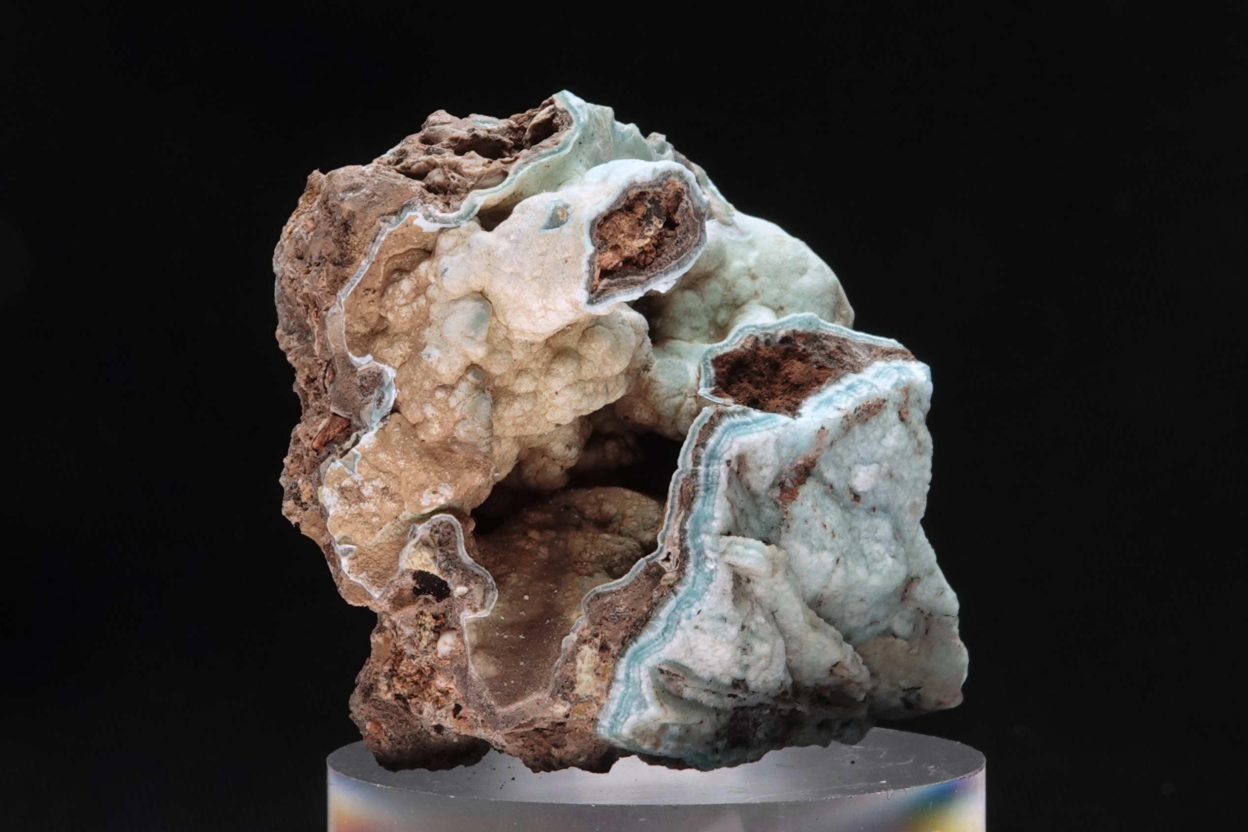 Hémimorphite botryoïdale - Mine de Sa Duchessa, Sardaigne, Italie - 243 ct