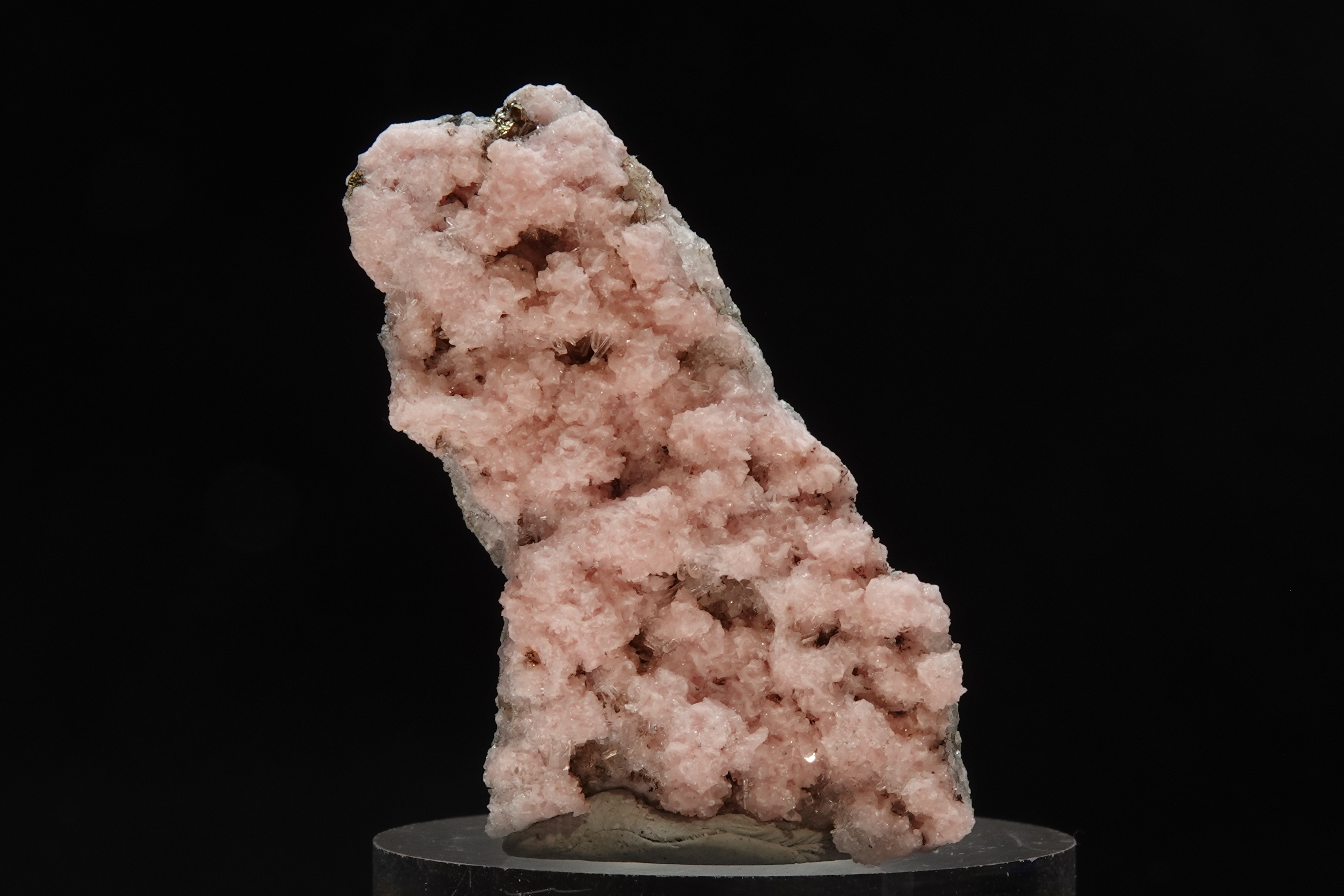 Rhodochrosite, Quartz & Chalcopyrite - Bulgarie