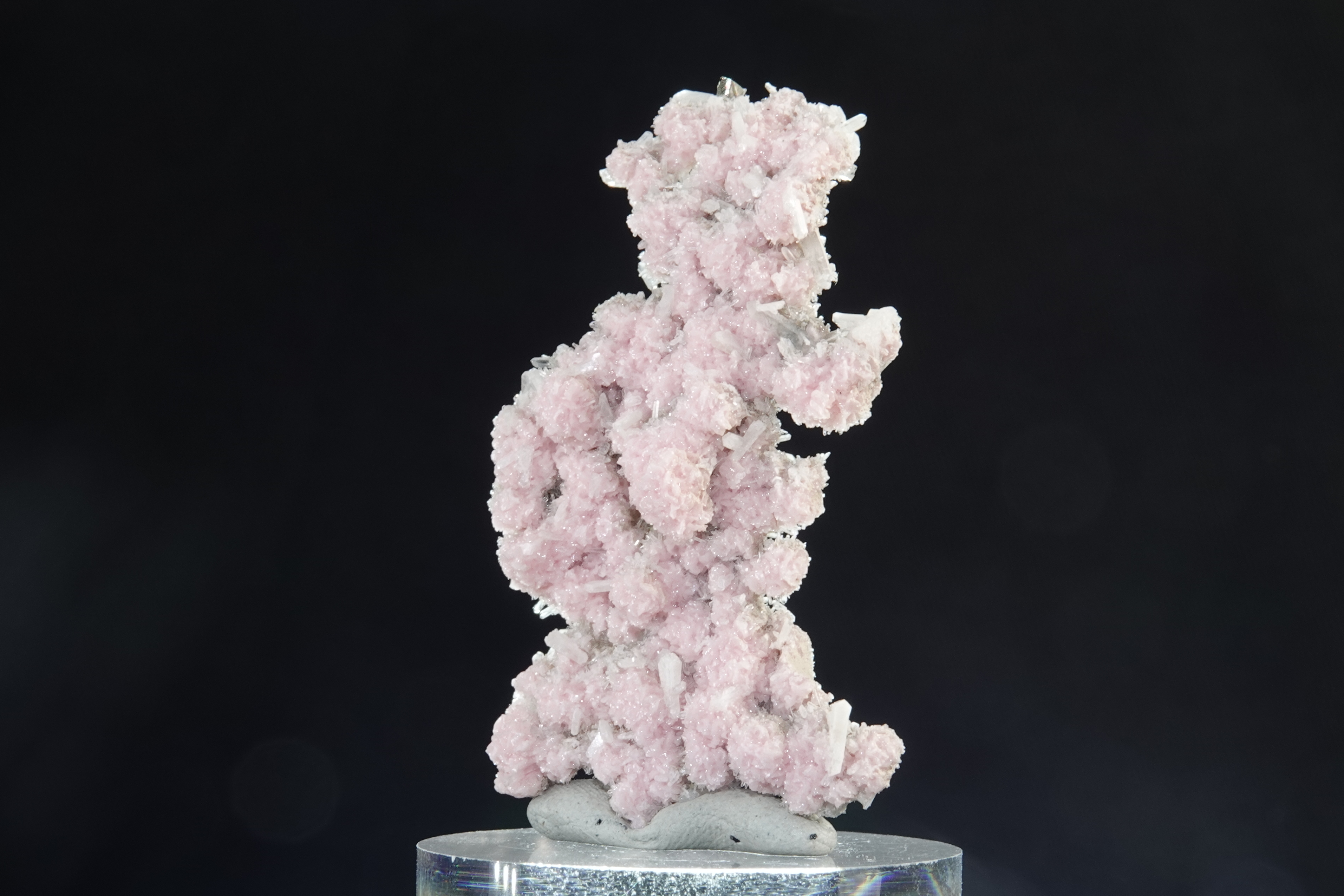 Rhodochrosite & Calcite avec inclusion de Pyrite - Bulgarie - 65,5 carats