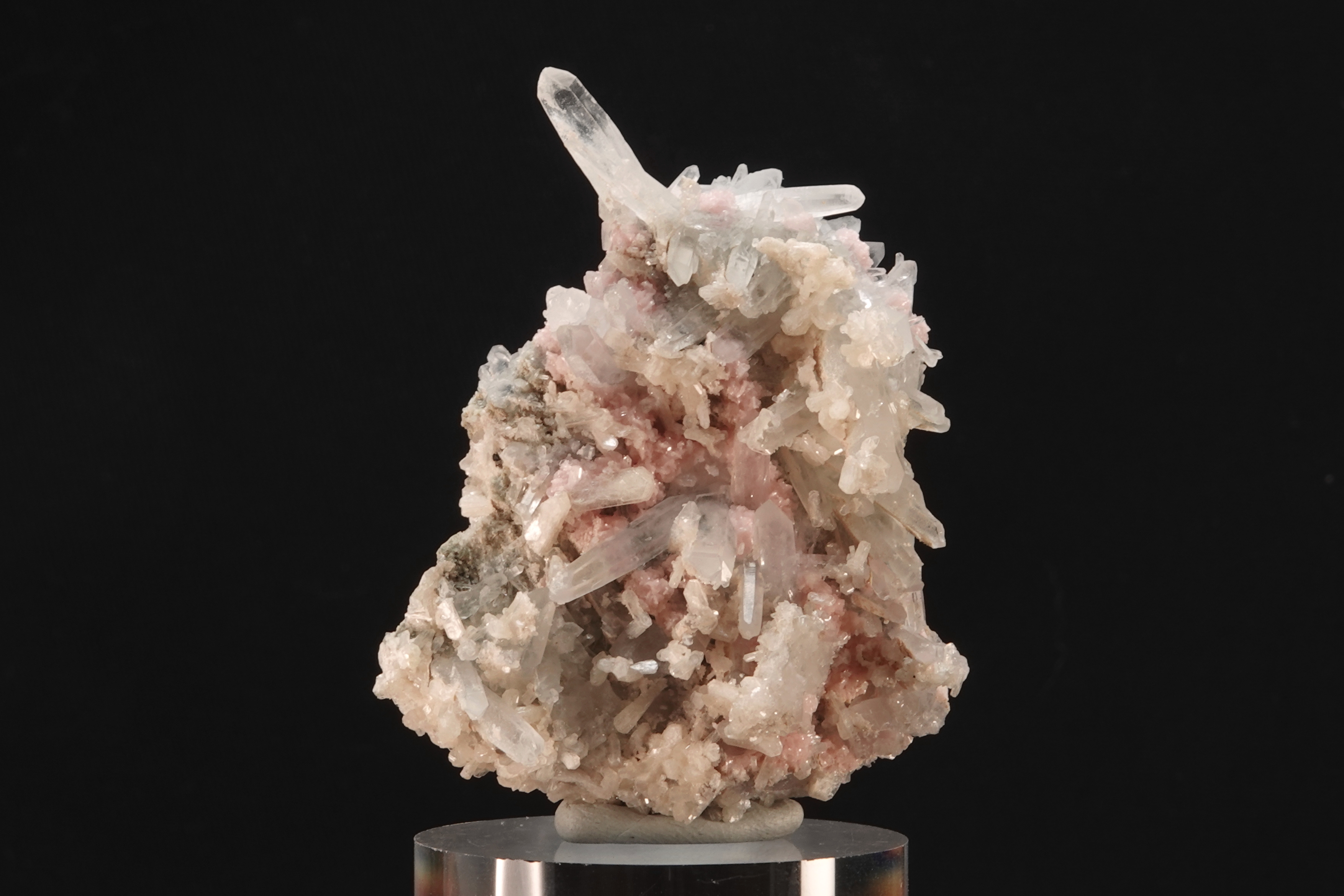 Rhodochrosite & Calcite avec inclusion de Chalcopyrite - 360° - Bulgarie - 281 ct