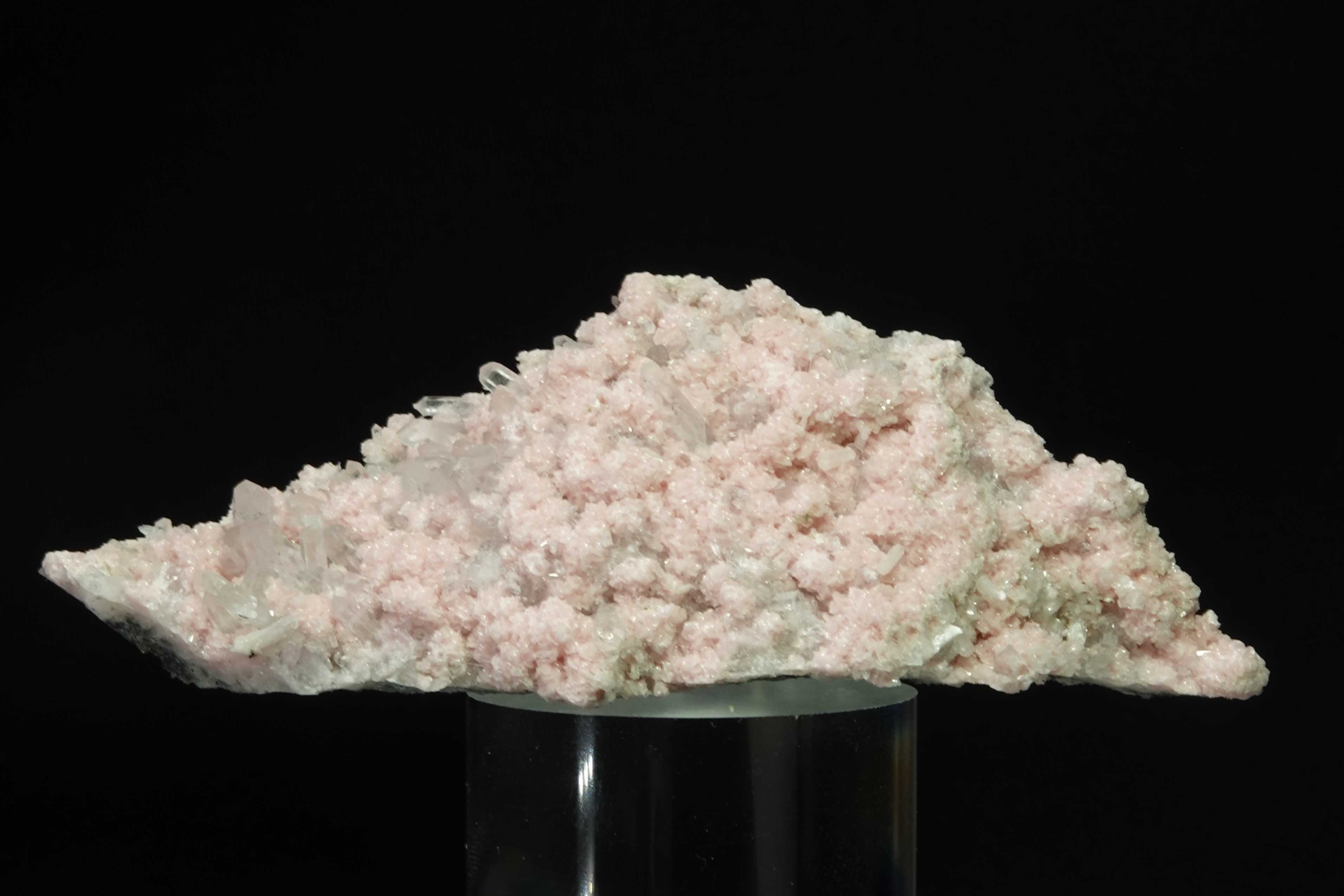 Rhodochrosite, Quartz, Chalcopyrite - Mine de Davidkovo, Bulgarie - 613.5 ct