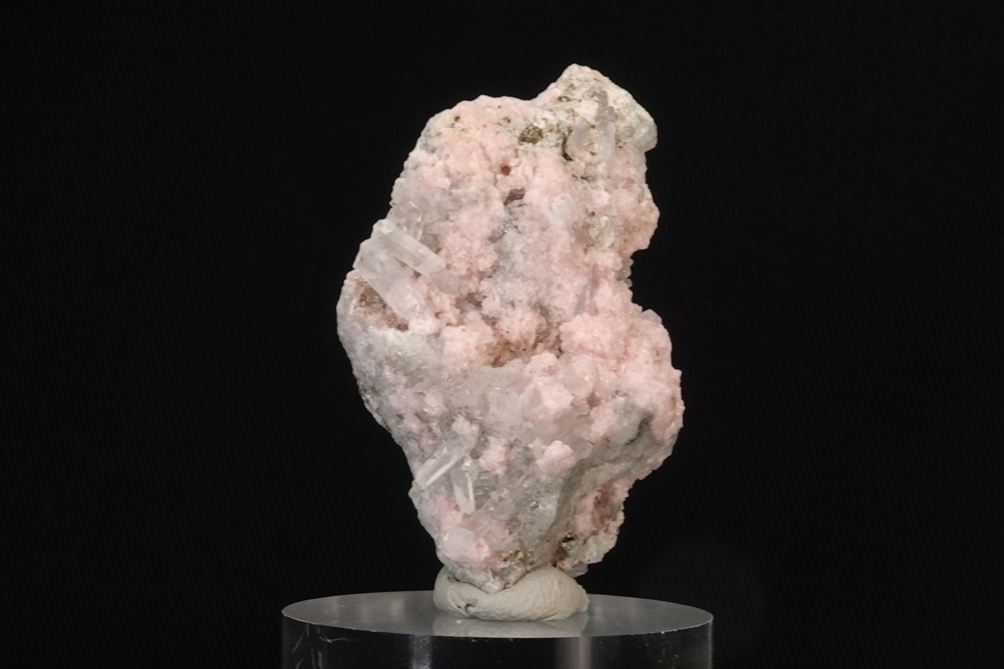 Rhodochrosite, Chalcopyrite & Quartz - Mine de Davidkovo, Bulgarie - 161 ct