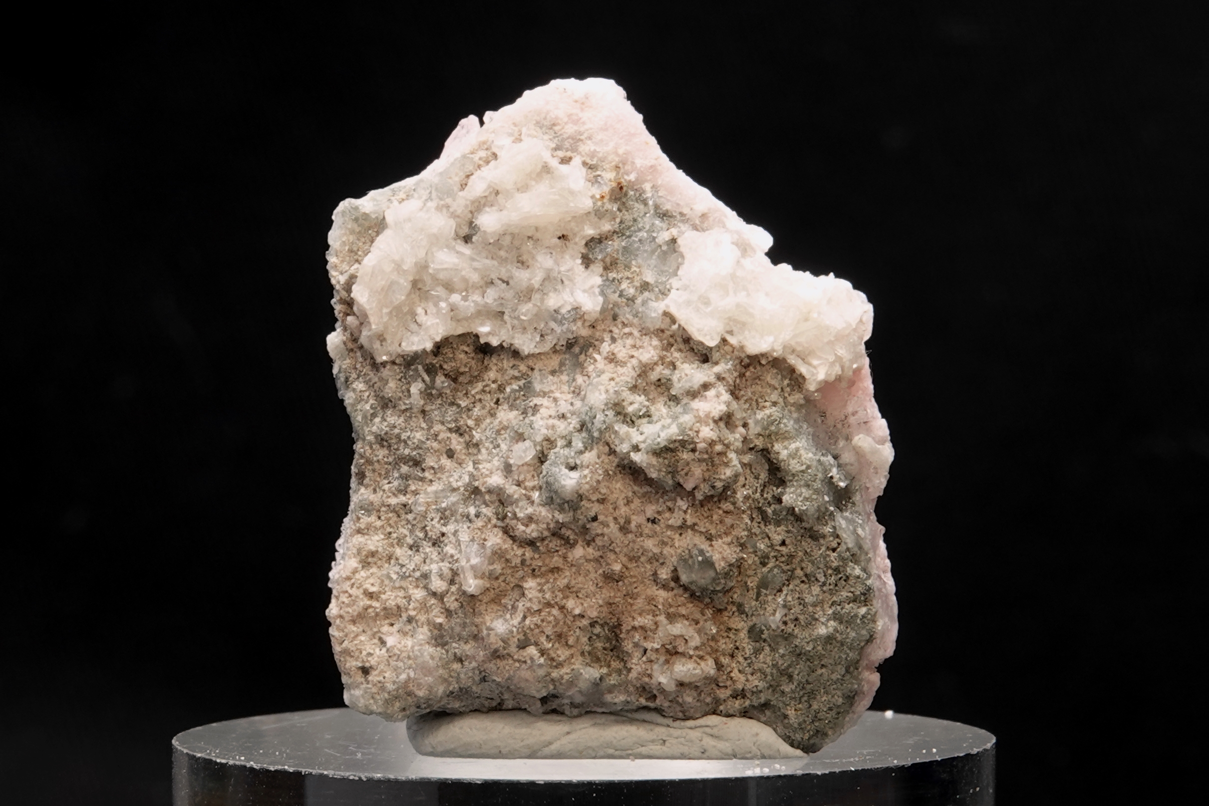 Rhodochrosite & Quartz - Bulgarie