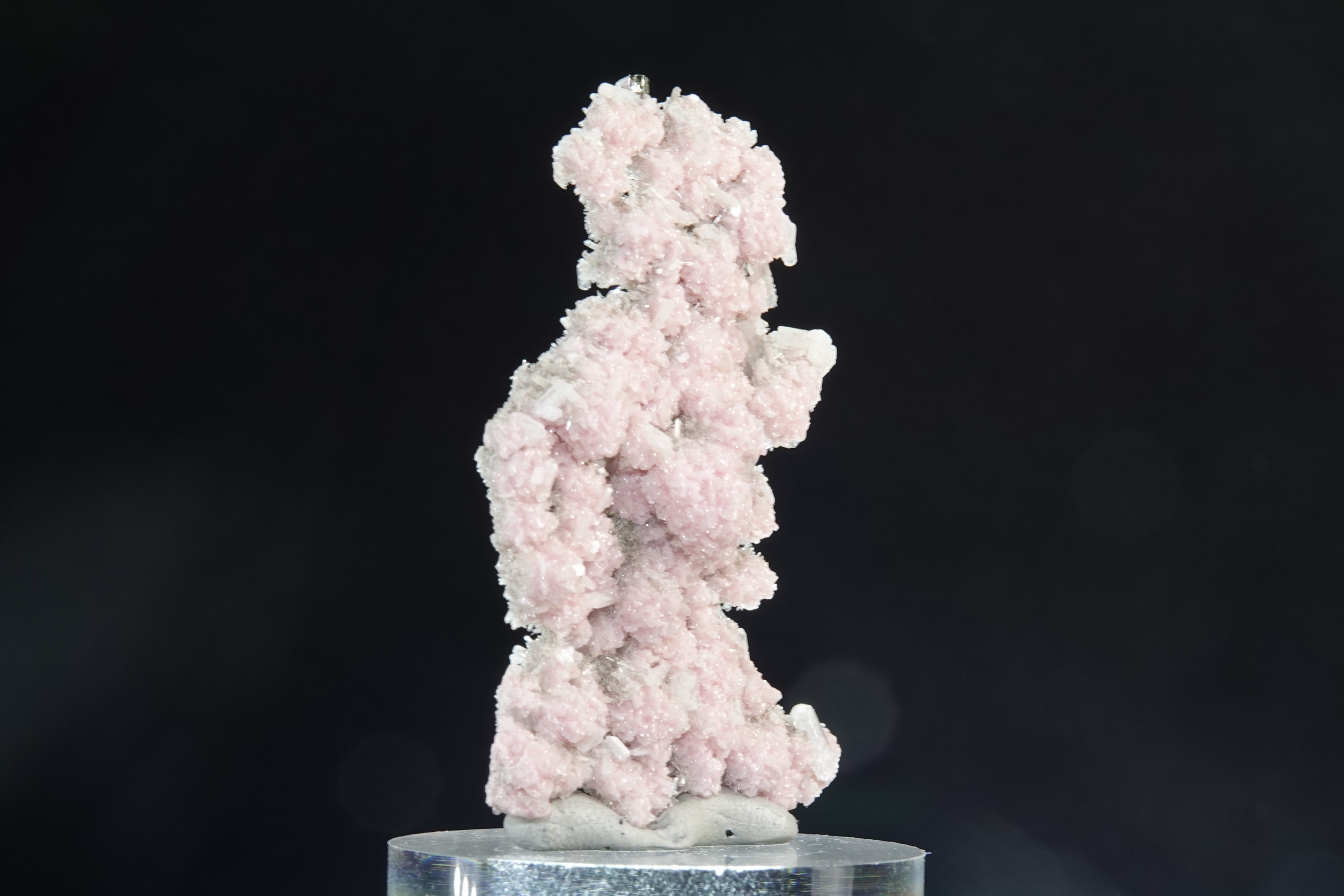 Rhodochrosite & Calcite avec inclusion de Pyrite - Bulgarie - 65,5 carats