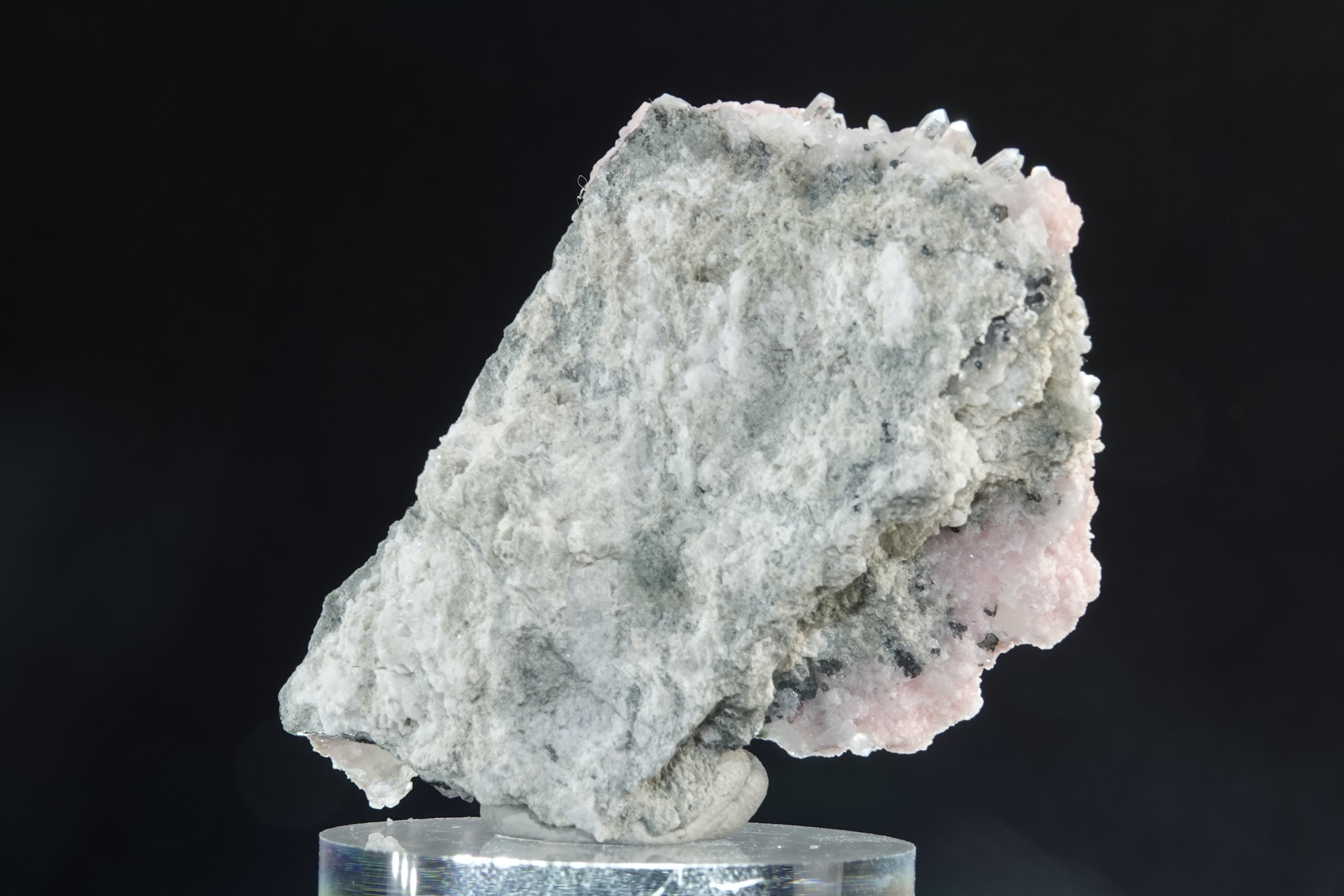 Rhodochrosite, Galène, Quartz & Calcite - Mine de Daidkovo, Bulgarie - 245 carats