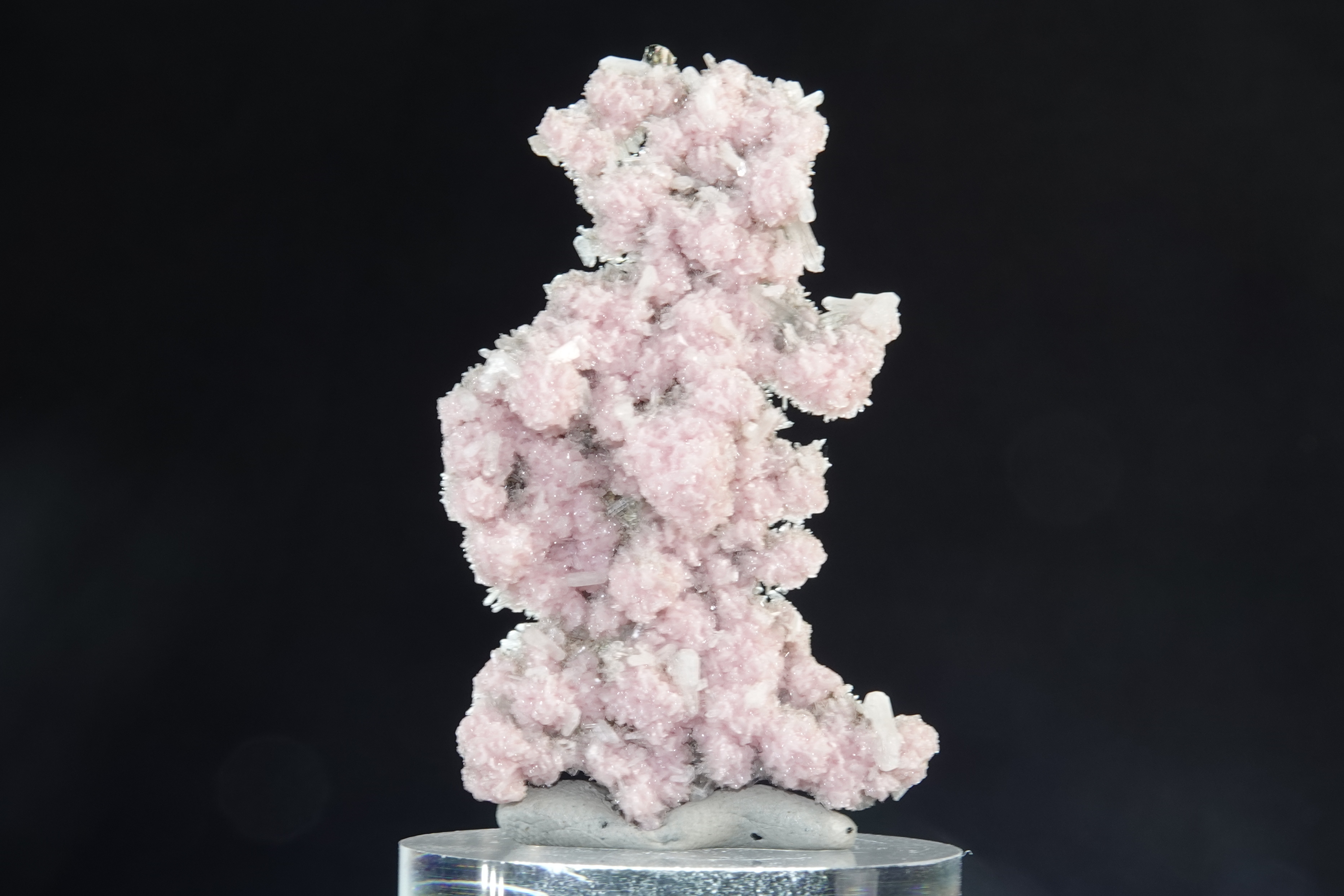 Rhodochrosite & Calcite avec inclusion de Pyrite - Bulgarie - 65,5 carats